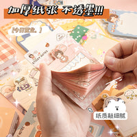 Cute Cartoon Shaped Sticky Notes for Kids, Single Layer Memo Pad for Messages, Journals, and Study