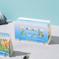 2026 Year of the Horse 3D Paper Carving Desk Calendar - Light and Shadow Rivers and Mountains Art Decor