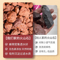 Red Volcanic Rock Granules for Succulents, Gardening, Aquariums, and Landscaping