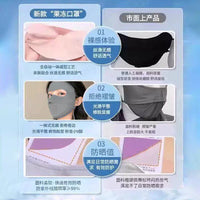 Women's Ice Silk UV Protection Face Mask for Summer Outdoor Activities