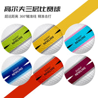 High-Performance 3-Piece Golf Balls with Alignment Line for Distance and Accuracy