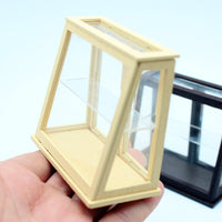 Miniature Dollhouse Display Cabinet for Living Room & Kitchen Scenes