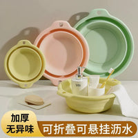 Foldable Portable Wash Basin for Travel, Dorm, Baby, and Home Use - Multi-functional Plastic Tub