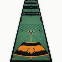 Indoor Golf Putting Practice Mat with Ball Return for Home and Office