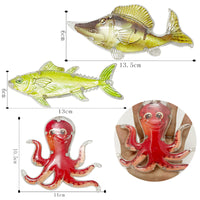 Kids Magnetic Fishing Toy Set with Retractable Rods and Plastic Fish