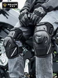 Motorcycle Knee and Elbow Protector Set for Riding, Anti-Fall, Windproof, CE2 Certified