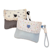 Portable Sanitary Pad Pouch Cute Cartoon Large Capacity Menstrual Bag for Students