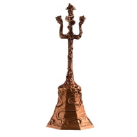 Taoist Sanqing Bell Ornament, Engraved Craft Zen Decor, Gift for Elders