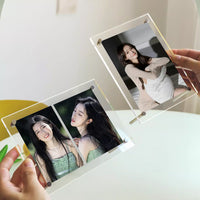 Acrylic Photo Frame with Standoffs for Desktop Display