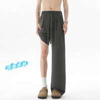Men's Tie-Dye Ice Silk Straight Leg Casual Pants - Lightweight & Breathable