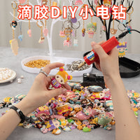 Mini USB Electric Hand Drill for Pearl Walnut Acrylic Crystal Resin Jewelry Making