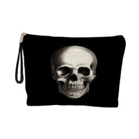 Double-Sided Print Waterproof Cosmetic Bag Travel Toiletry Organizer for Data Cables and Makeup