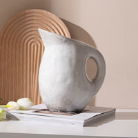 Wabi-Sabi Retro Ceramic Vase for Living Room Decor and Floral Arrangements