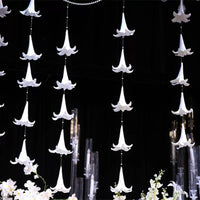 Wedding Decoration Artificial Lily Pearl String Window Display Wedding Background Layout Mall Photo Hanging Ornament