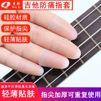 ZT03 Guitar Fingertip Protectors for Pain Relief, Ukulele Practice Aid