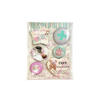 POIVREE Vintage Badge Brooch Pin for Decoration