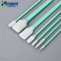 Industrial Cleanroom Swabs High-Density Foam Flat/Round Head Precision Instrument Cleaning Sticks