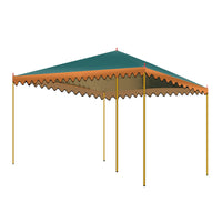 Outdoor Camping Tarp Shelter with UV Protection and Rainproof Coating, Aluminum Alloy Poles