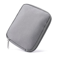 Minimalist Japanese Canvas Multi-functional Mini Portable Key Pouch with Headphone/Lipstick Compartment