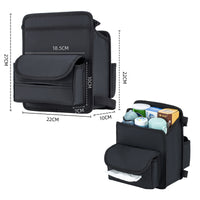 Car Seat Gap Organizer Mesh Net with Cup Holder for Backseat Storage