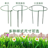 Half-Round Plant Support Stakes for Climbing Vines & Potted Plants, Anti-Toppling Garden Flower Stand