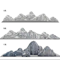 Snow Wave Stone Slices for Indoor/Outdoor Landscaping and Garden Decor