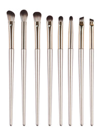 Beginner Eye Makeup Brush Set with Soft Bristles for Eyeshadow, Blush, and Blending