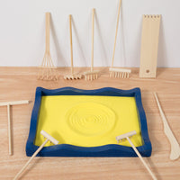 Zen Garden Sand Rake Tools for Karesansui Landscape and Kids' Play