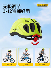 POEU Kids' Professional Impact-Resistant Cycling Helmet with Neck Protection for Boys and Girls