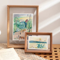 Double-Sided Clear Acrylic Photo Frame for Desk Display, 5-8 Inch