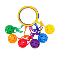 Kids' Sensory Play Toys: Croquet, Sensory Bottle, Skip Ball, and Flip Cups for Indoor/Outdoor Fun