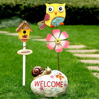 Garden Birdhouse Decoration with Small Fence and Bird Feeder for Outdoor Yard and Balcony