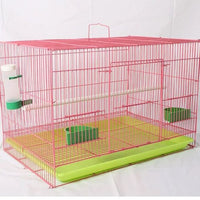 Metal Bird Cage for Parrots, Pigeons, and Small Animals - Indoor/Outdoor Pet Enclosure