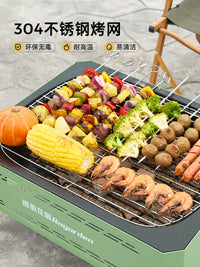 Nogard Garden Portable Charcoal Grill for Outdoor Camping, BBQ, and Indoor Tea Ceremony