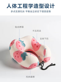 Memory Foam U-Shaped Neck Pillow for Travel and Napping