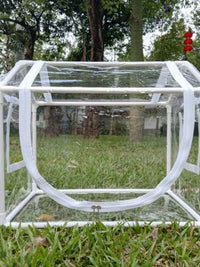 Outdoor Waterproof Windproof Pet House for Small to Medium Animals - PVC Transparent Cat Dog Shelter for Garden Patio