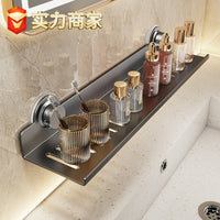 No-Drill Suction Cup Faucet Storage Rack for Bathroom Sink