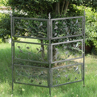European Style Metal Garden Trellis for Climbing Plants, Roses, Clematis - Outdoor Decorative Wall Grid Fence