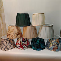 Handmade Pleated Fabric Lampshade for Table and Pendant Lights, E27