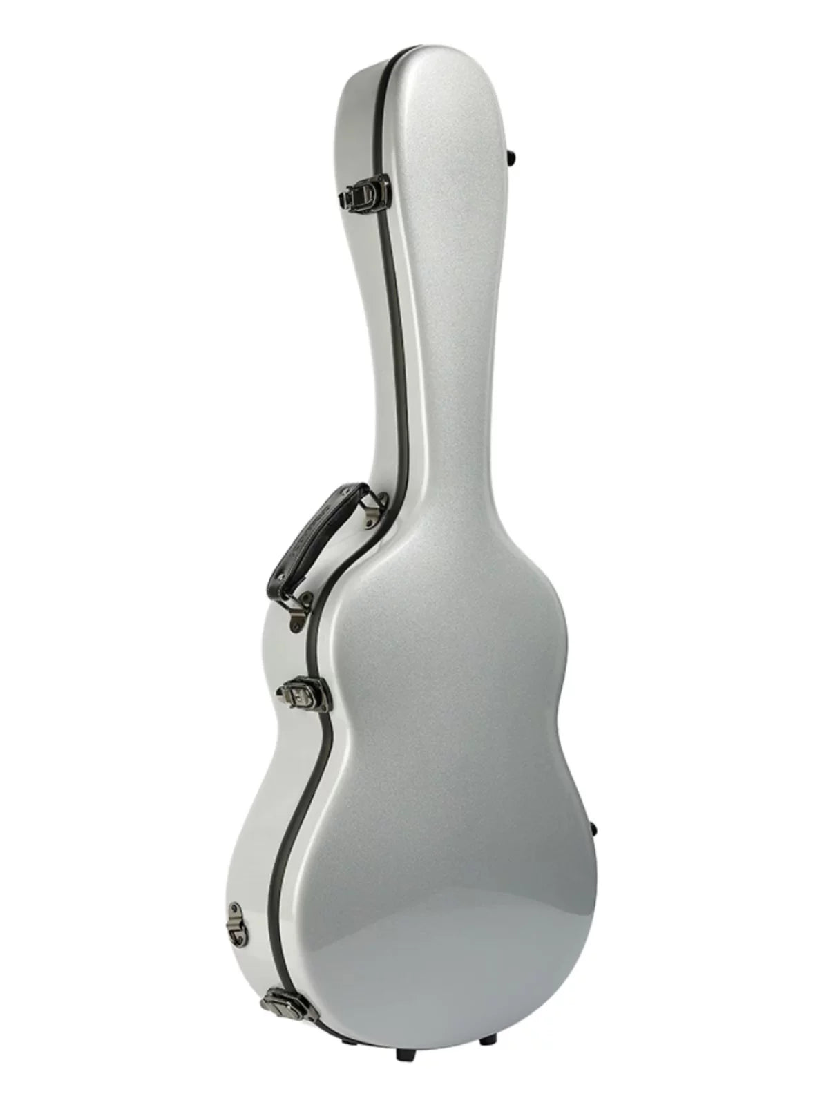 Fiberglass Hardshell Guitar Case for 39-inch Classical and 41-inch Acoustic Guitars, Waterproof and Shockproof