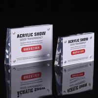 Acrylic Magnetic Slanted Price Tag Holder Display Stand