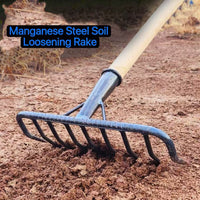Multi-tooth Reinforced Thickened Rake, Upgraded Durable Agricultural Tool
