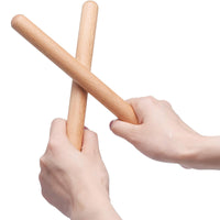 Kids' Percussion Rhythm Sticks Set - Smooth Wooden Drumsticks for Early Education & Orff Instruments