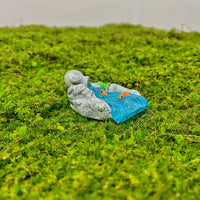 Miniature Landscape Pond Waterfall Model for Diorama and Decor
