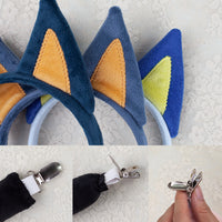 Cute Dog Ear Headband Set for Halloween Cosplay Parties