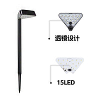 Solar Powered LED Lawn Pathway Lights Outdoor Waterproof Garden Landscape Decorative Ground Plug Lamps