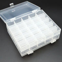Sewing Machine Bobbin Case with 36 Transparent Bobbins and Thread