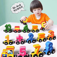 Magnetic Number Train Building Blocks for Kids, Educational Toy for Toddlers 1-6 Years Old