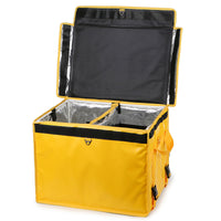 62L Foldable Insulated Cooler Bag with PVC Lining for Food Delivery