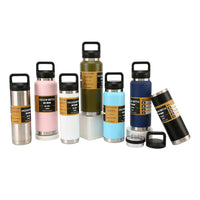 Double-Lid Portable Insulated Water Bottle, Stainless Steel Large Capacity for Outdoor Sports & Travel